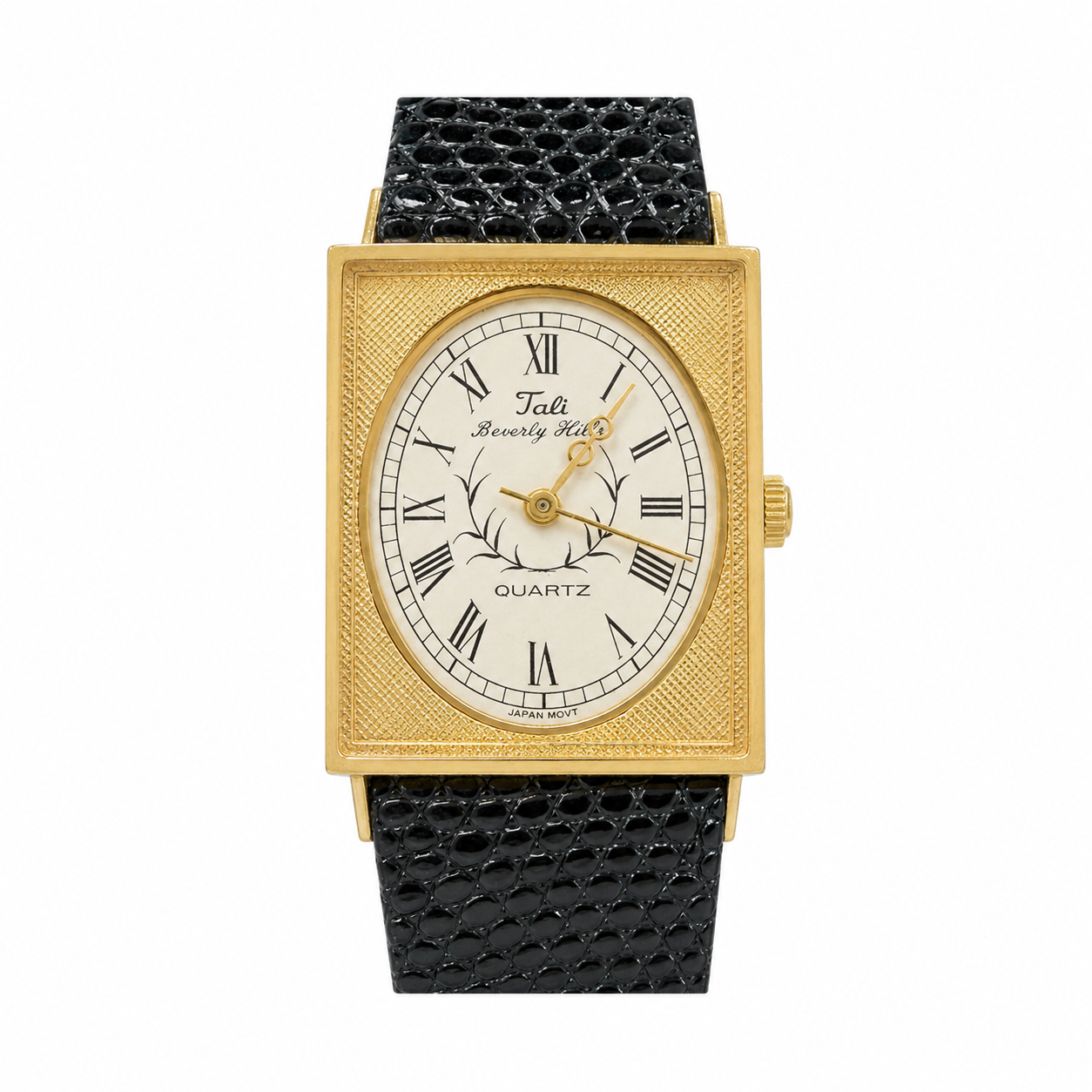 Vintage Tali Beverly Hills Gold-Tone Roman Numeral Quartz Watch - Requires a Battery