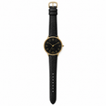 Quartz Swiss Hong Kong Parts Assembled Black Dial Watch - Requires a Battery
