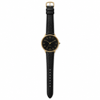 Quartz Swiss Hong Kong Parts Assembled Black Dial Watch - Requires a Battery