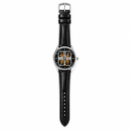 Seiko Quartz Rectangular Analog Watch Black Strap - Requires a Battery
