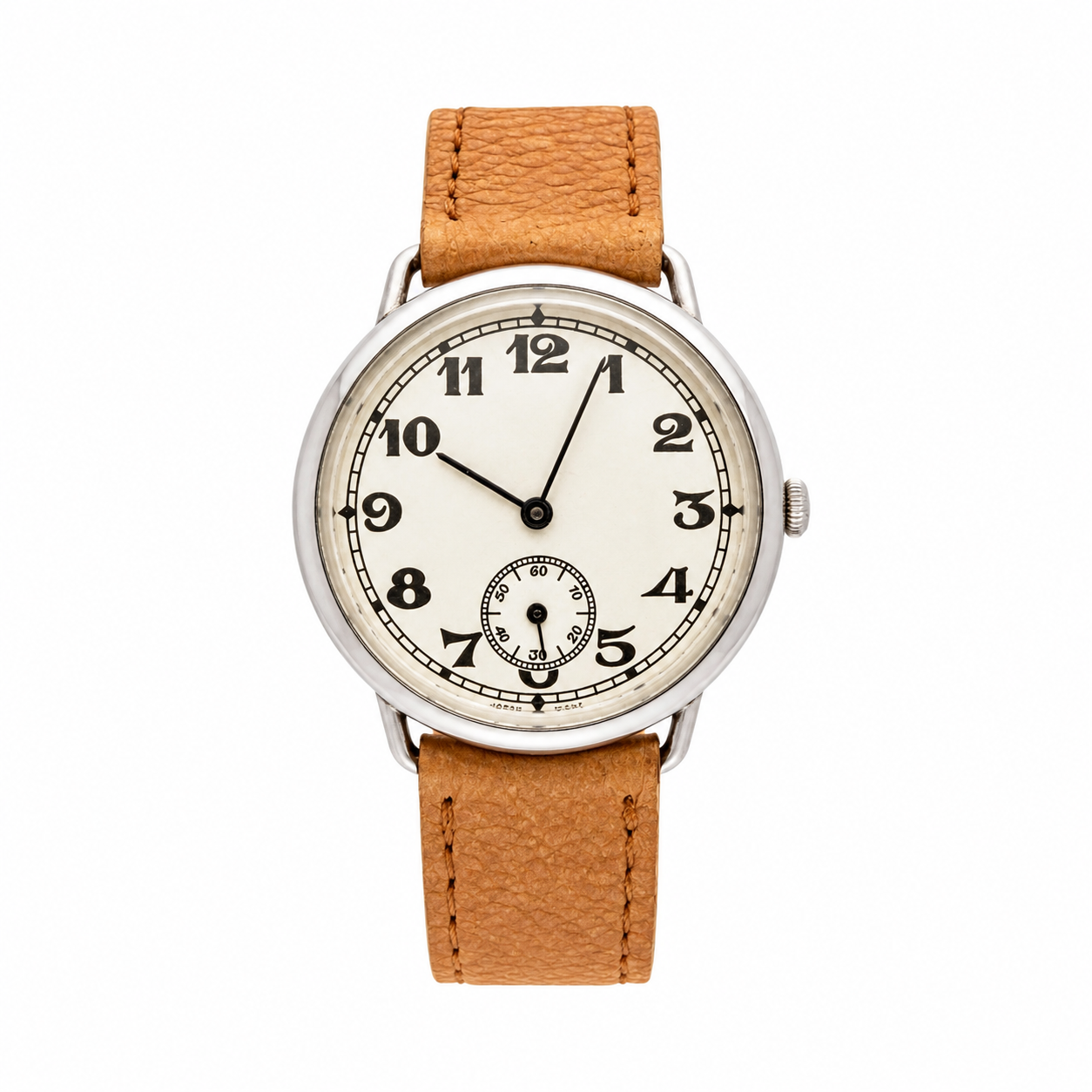 Retro Small Seconds Japan Movement Watch - Requires a Battery