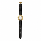 Gold-Tone Roman Numeral Quartz Dress Watch - Requires a Battery