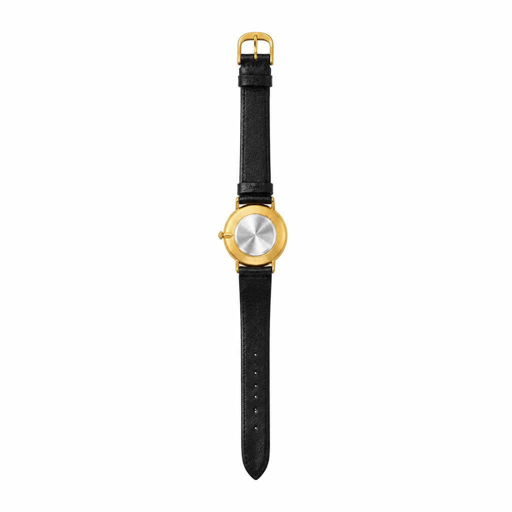 Minimalist Black Dial Japan Quartz Watch - Requires a Battery