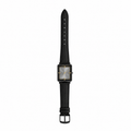 Rectangular Japan Quartz Black & Gold-Tone Dress Watch - Requires a Battery