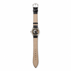 Hugo Maxx Quartz Water Resistant Date Watch Black Leather Strap - Requires a Battery