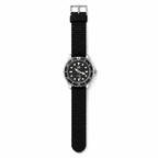 Q&Q Quartz Diver-Style Black Dial Watch - Requires a Battery