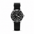 Q&Q Quartz Diver-Style Black Dial Watch - Requires a Battery