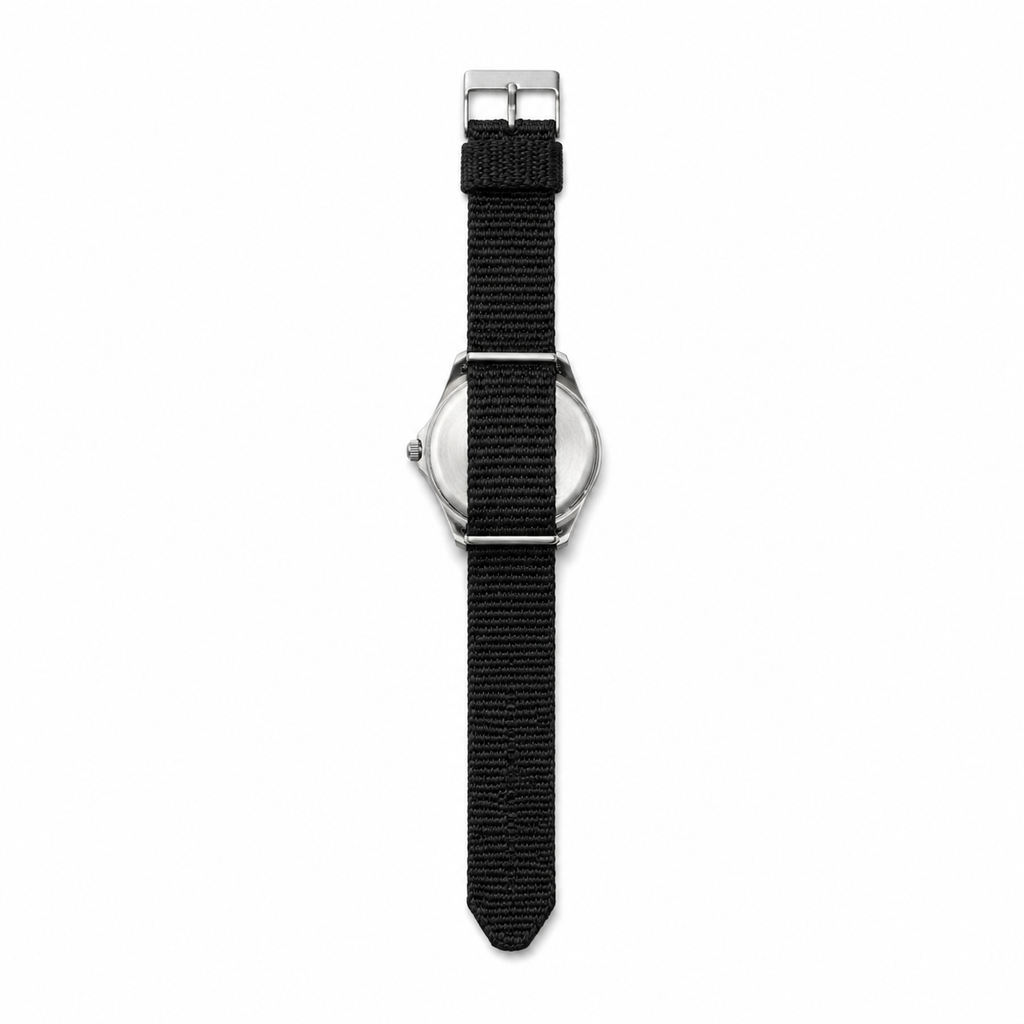 Q&Q Quartz Diver-Style Black Dial Watch - Requires a Battery