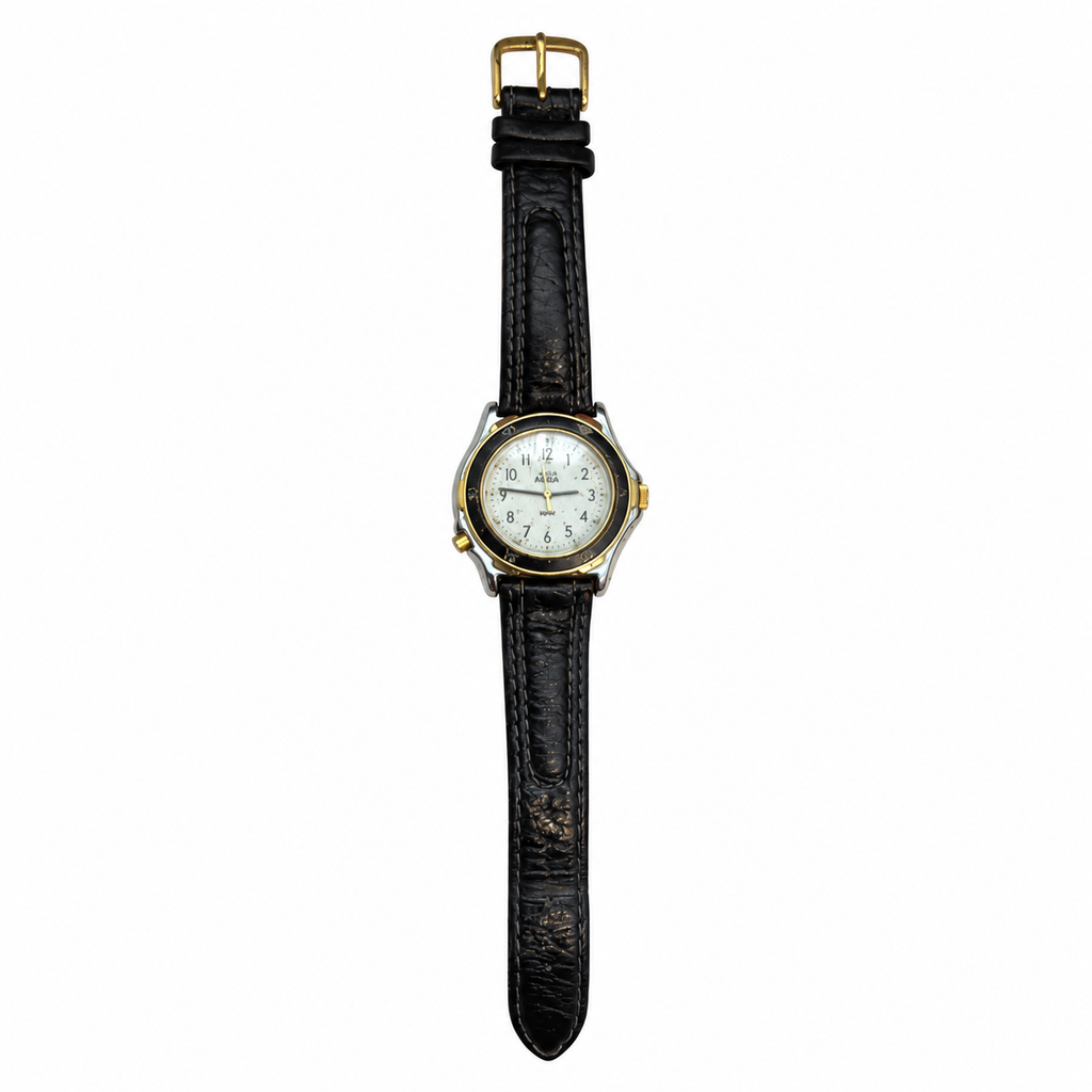 Vintage Timex Indiglo White Dial Rotating Bezel Quartz Watch - Requires a Battery
