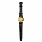 Vintage Panther Geometric Gold-Tone Quartz Cocktail Watch - Requires a Battery