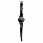 Vintage Leonard Minimalist Black Dial Quartz Watch - Requires a Battery