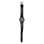 Vintage Black Roman Numeral Bezel Quartz Watch - Requires a Battery