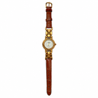 Vintage Visage Roman Dial Gold-Tone Quartz Watch - Requires a Battery