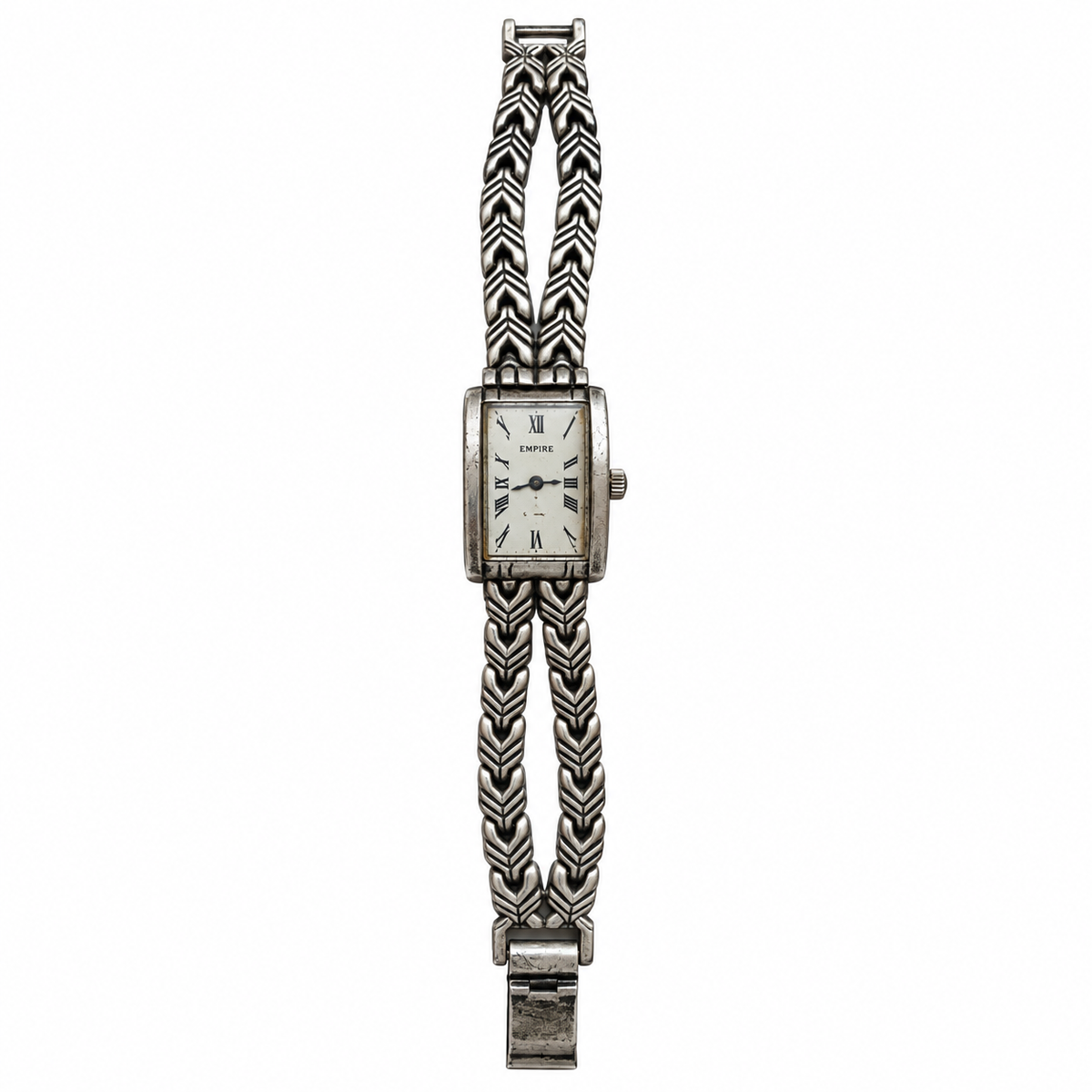 Vintage Arenix Rectangular Roman Numeral Quartz Watch - Requires a Battery