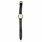 Vintage Fossil White Arabic Dial Gold-Tone Quartz Watch - Requires a Battery