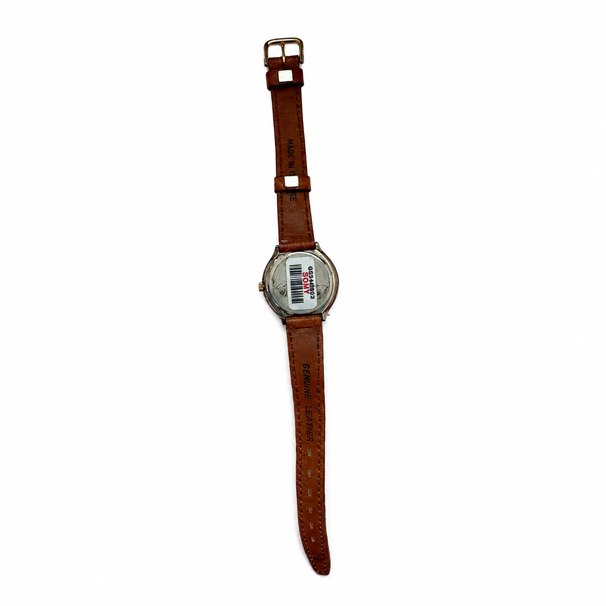Vintage White Arabic Dial Small Seconds Quartz Watch - Requires a Battery