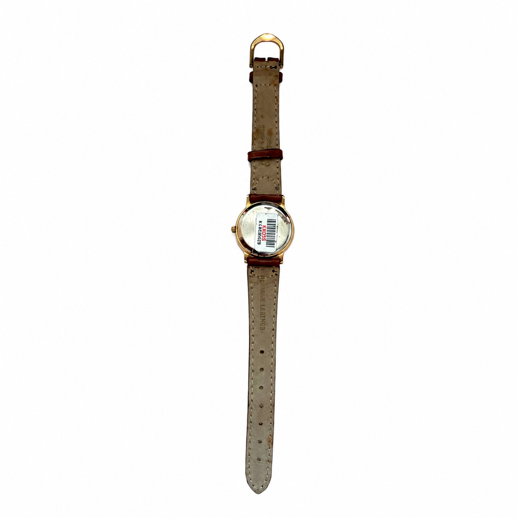 Vintage Geneva Silver Dial Gold-Tone Quartz Watch - Requires a Battery