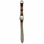 Vintage Valley Rectangular Silver Dial Quartz Watch - Requires a Battery