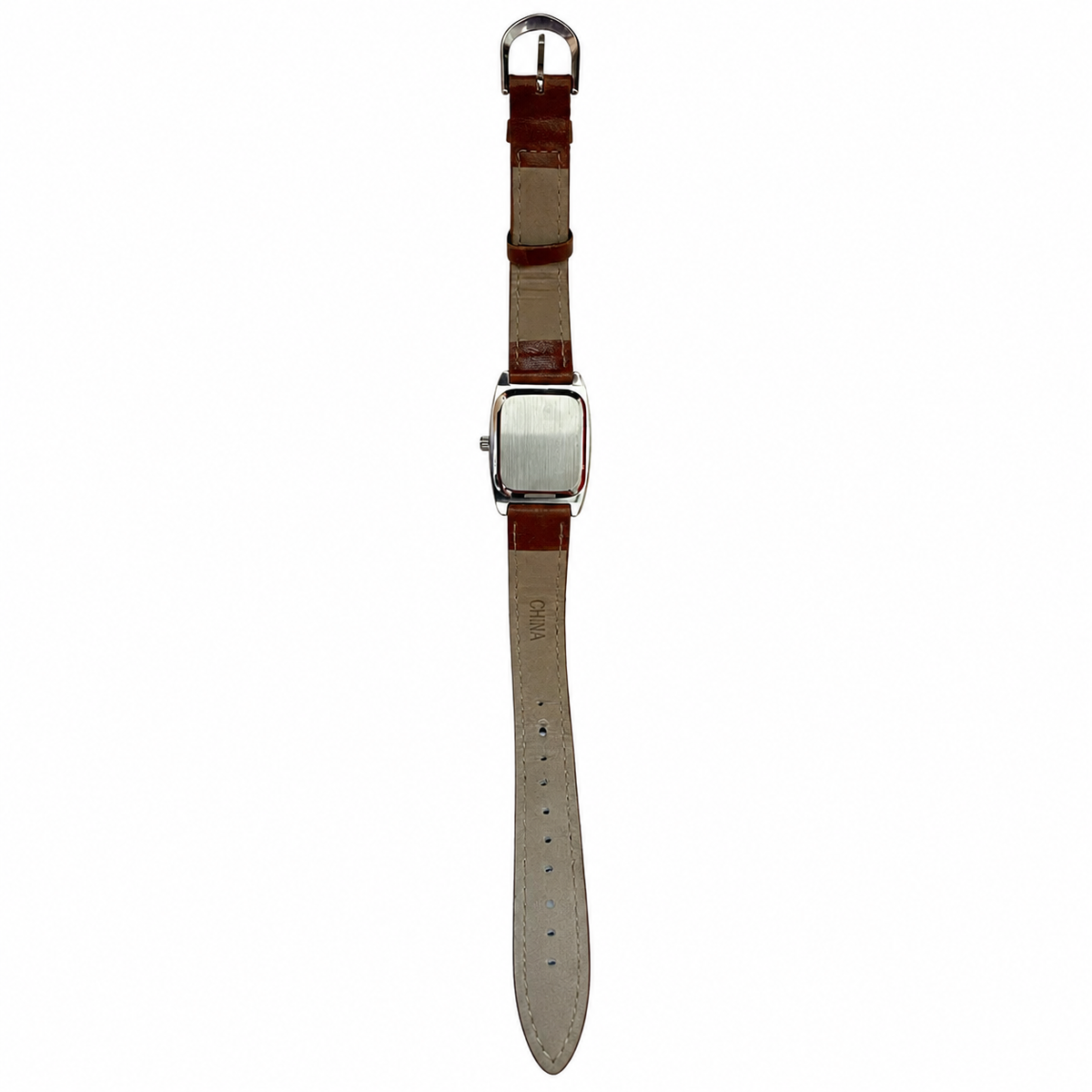 Vintage Valley Rectangular Silver Dial Quartz Watch - Requires a Battery