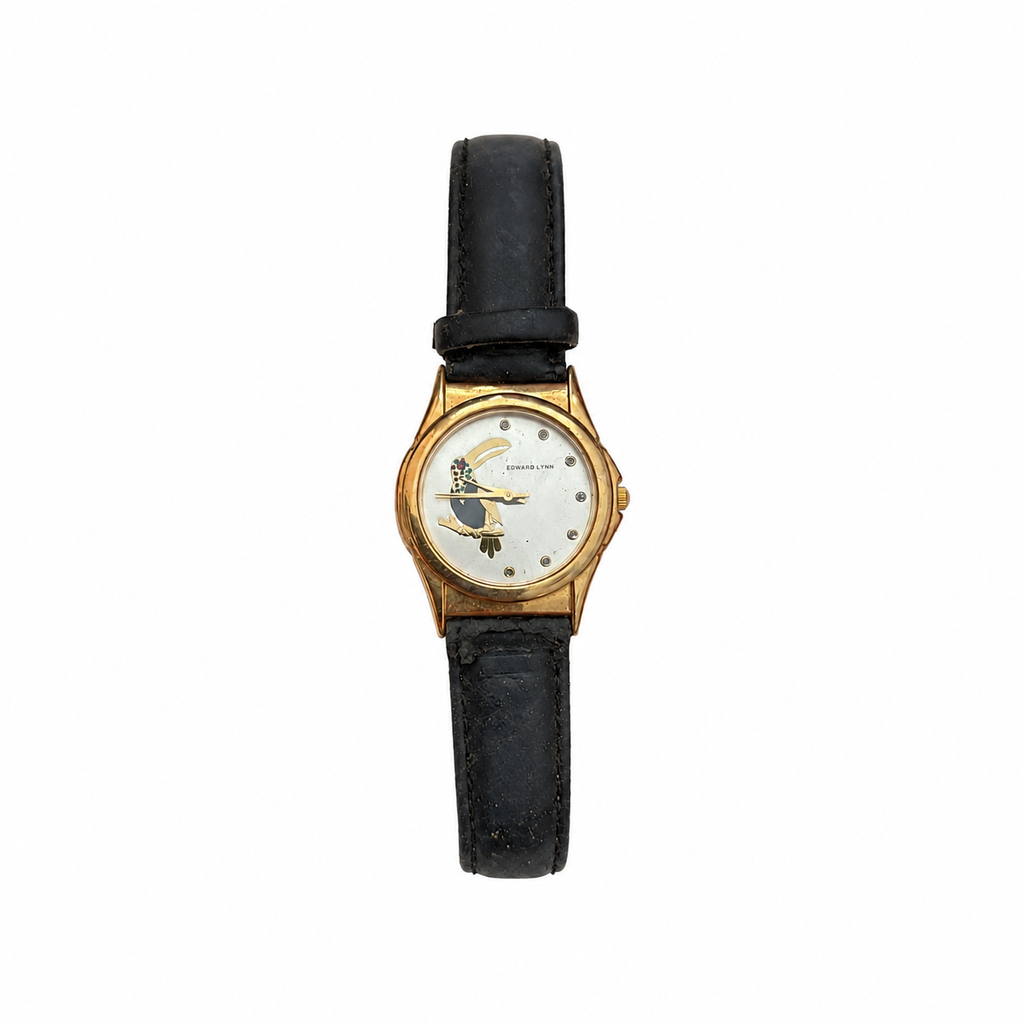 Vintage Edward Lynn Toucan Character Dial Quartz Watch - Requires a Battery