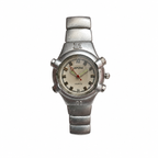 Vintage Japona Silver-Tone Roman Numeral Quartz Watch - Requires a Battery