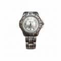 Vintage Edward Lynn 24-Hour Bezel Silver Quartz Watch - Requires a Battery