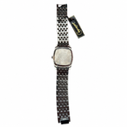Vintage Edward Lynn Cushion Case White Dial Bracelet Watch - Requires a Battery