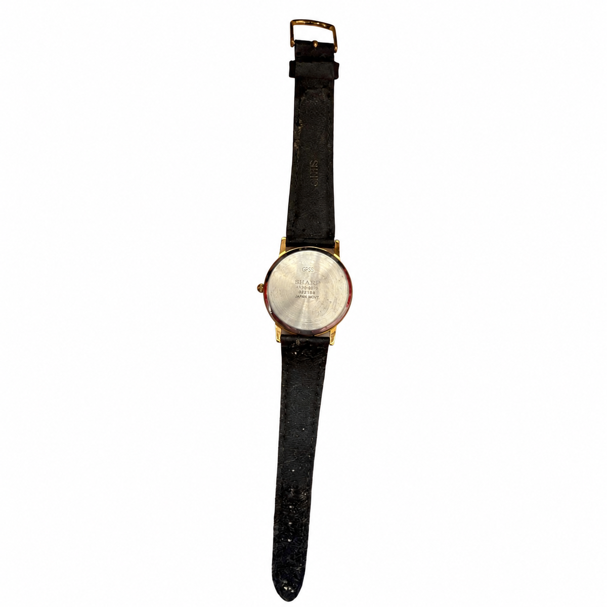 Vintage Sharp Quartz Day-Date Gold-Tone Watch - Requires a Battery
