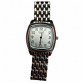 Vintage Edward Lynn Cushion Case White Dial Bracelet Watch - Requires a Battery