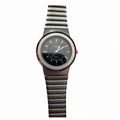 Vintage Edward Lynn Black Dial Expansion Bracelet Watch - Requires a Battery