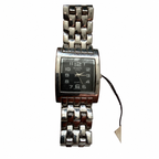 Vintage Edward Lynn Square Black Dial Bracelet Watch - Requires a Battery