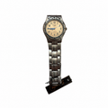 Vintage Edward Lynn Champagne Dial Blue Hands Watch - Requires a Battery