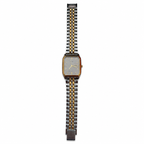 Vintage Citizen Rectangular Two-Tone Day-Date Watch - Requires a Battery