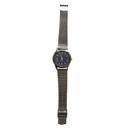 Vintage Edward Lynn Blue Dial Mesh Bracelet Watch - Requires a Battery