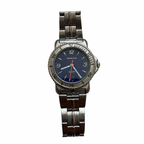 Vintage Edward Lynn Blue Dial Orange Seconds Sports Watch - Requires a Battery