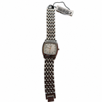 Vintage Edward Lynn Square Silver Dial Bracelet Watch - Requires a Battery
