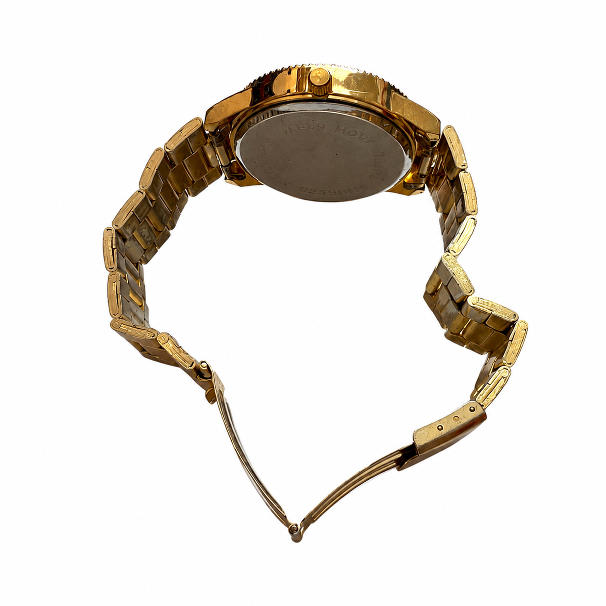 Vintage Paidu Gold-Tone Crystal Bezel Dress Watch - Requires a Battery