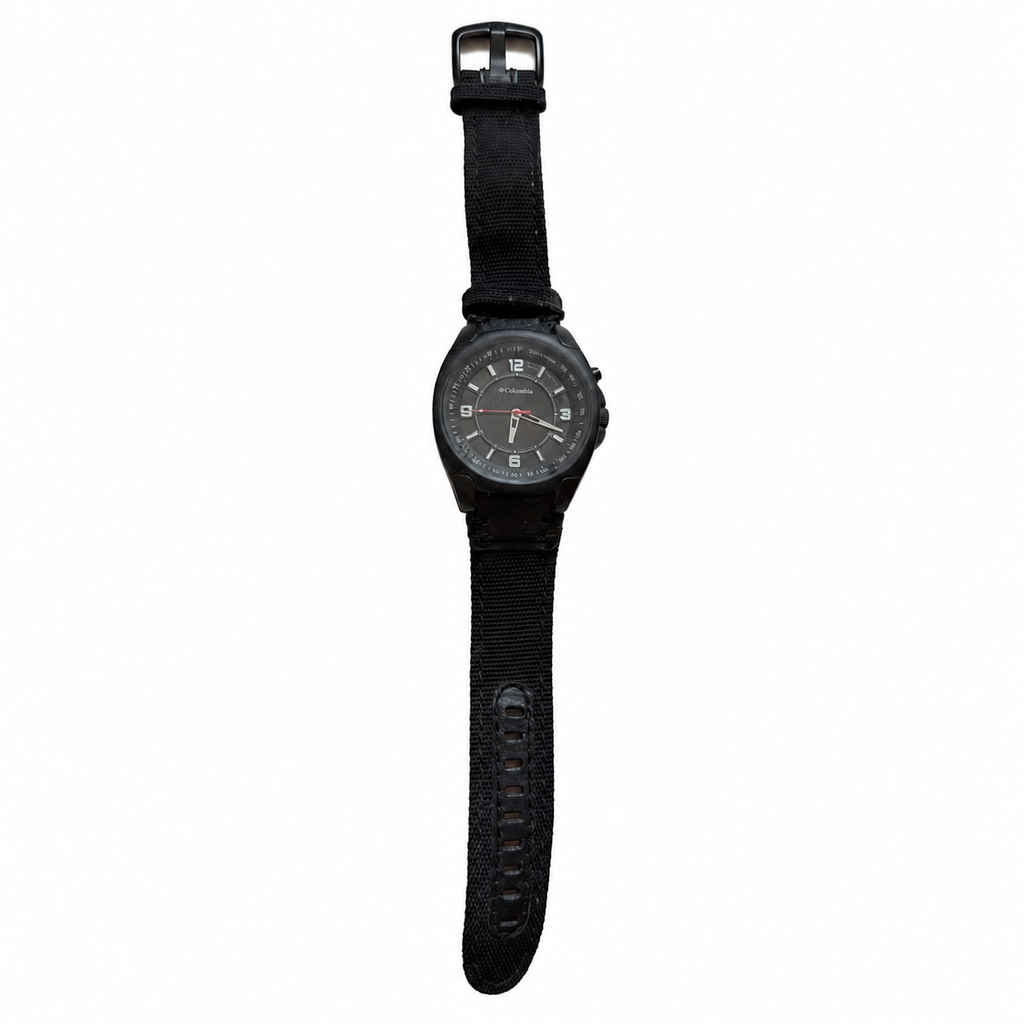 Vintage Columbia Black Tachymeter Sport Watch - Requires a Battery