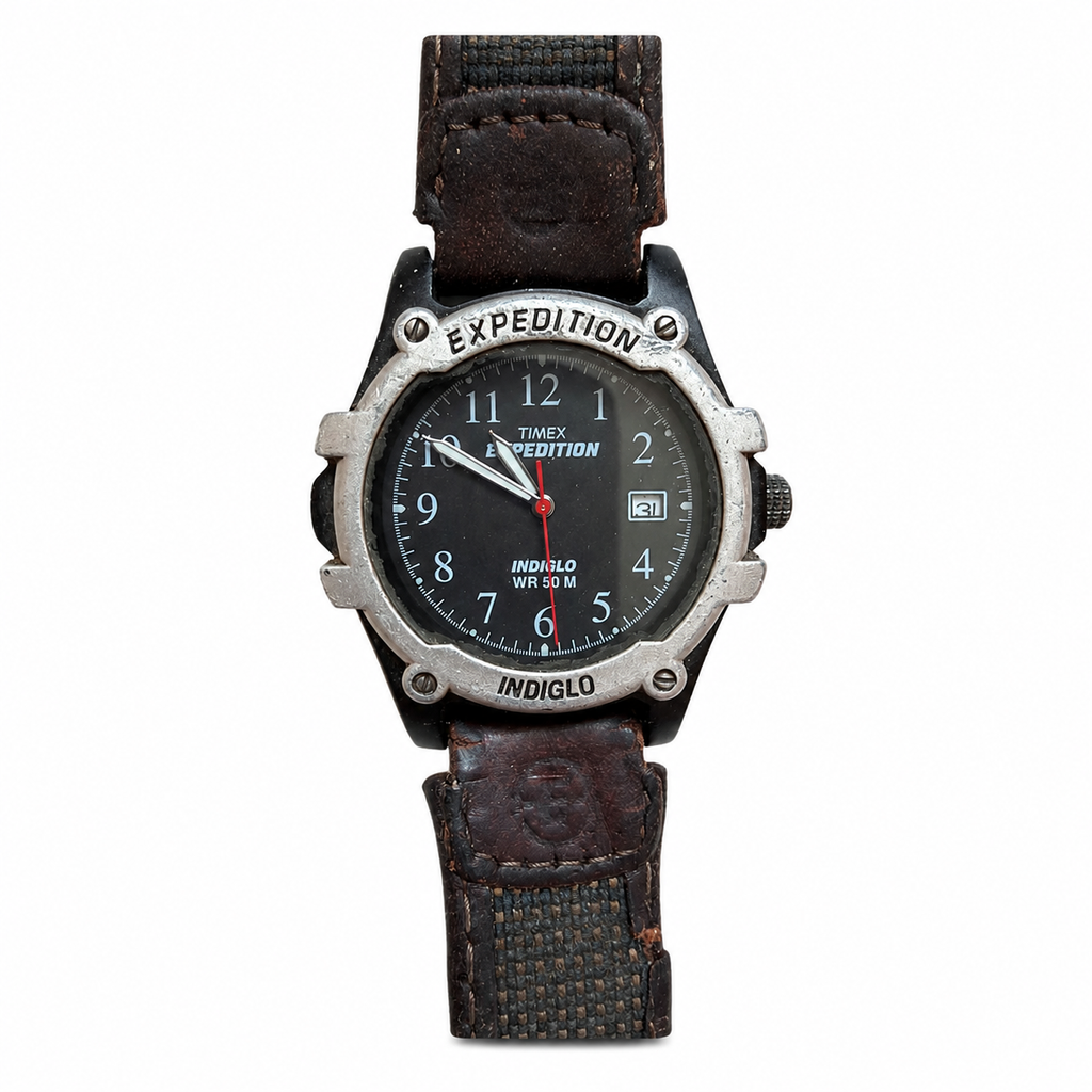 Vintage Timex Expedition Indiglo WR 50M Field Watch - Requires a Battery