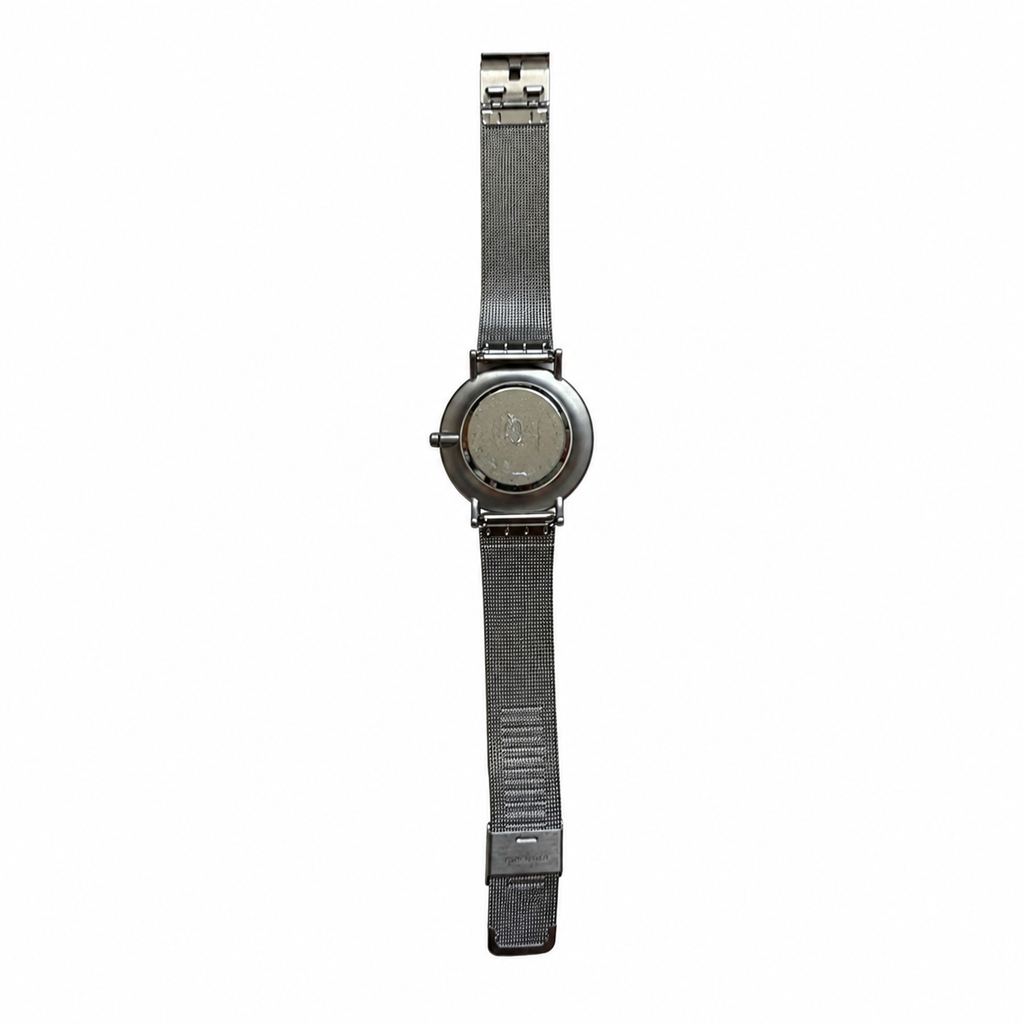 Vintage Hamlin Ultra Thin Silver Mesh Watch - Requires a Battery