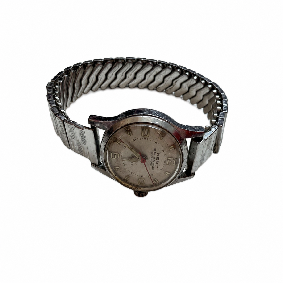 Vintage Kent Incabloc 17-Jewel Mechanical Watch - Requires Winding