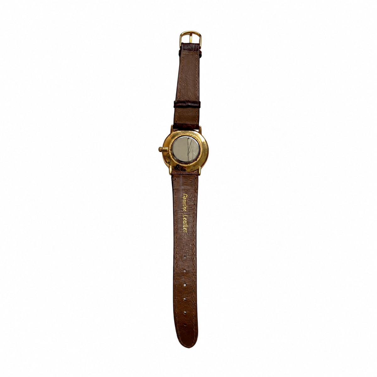 Vintage Vendome Black Dial Gold-Tone Dress Watch - Requires a Battery