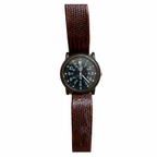 Vintage Timex Black Dial Military Field Watch - Requires a Battery
