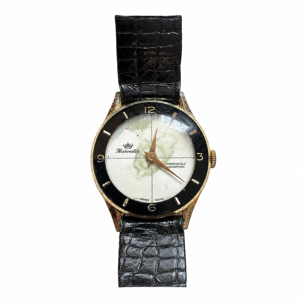 Vintage Harvester Swiss Made Mechanical Watch - Requires Winding