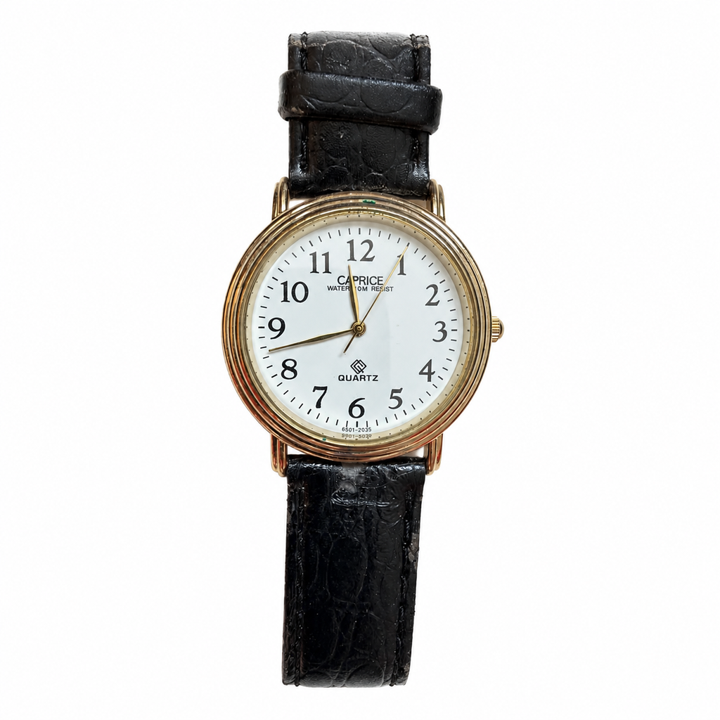 Vintage Caprice Easy-Reader 50M Quartz Watch - Requires a Battery