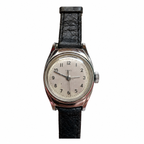 Vintage Timex Silver Dial Mechanical Watch - Requires Winding