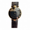 Vintage Infaux Black Roman Numeral Quartz Watch - Requires a Battery
