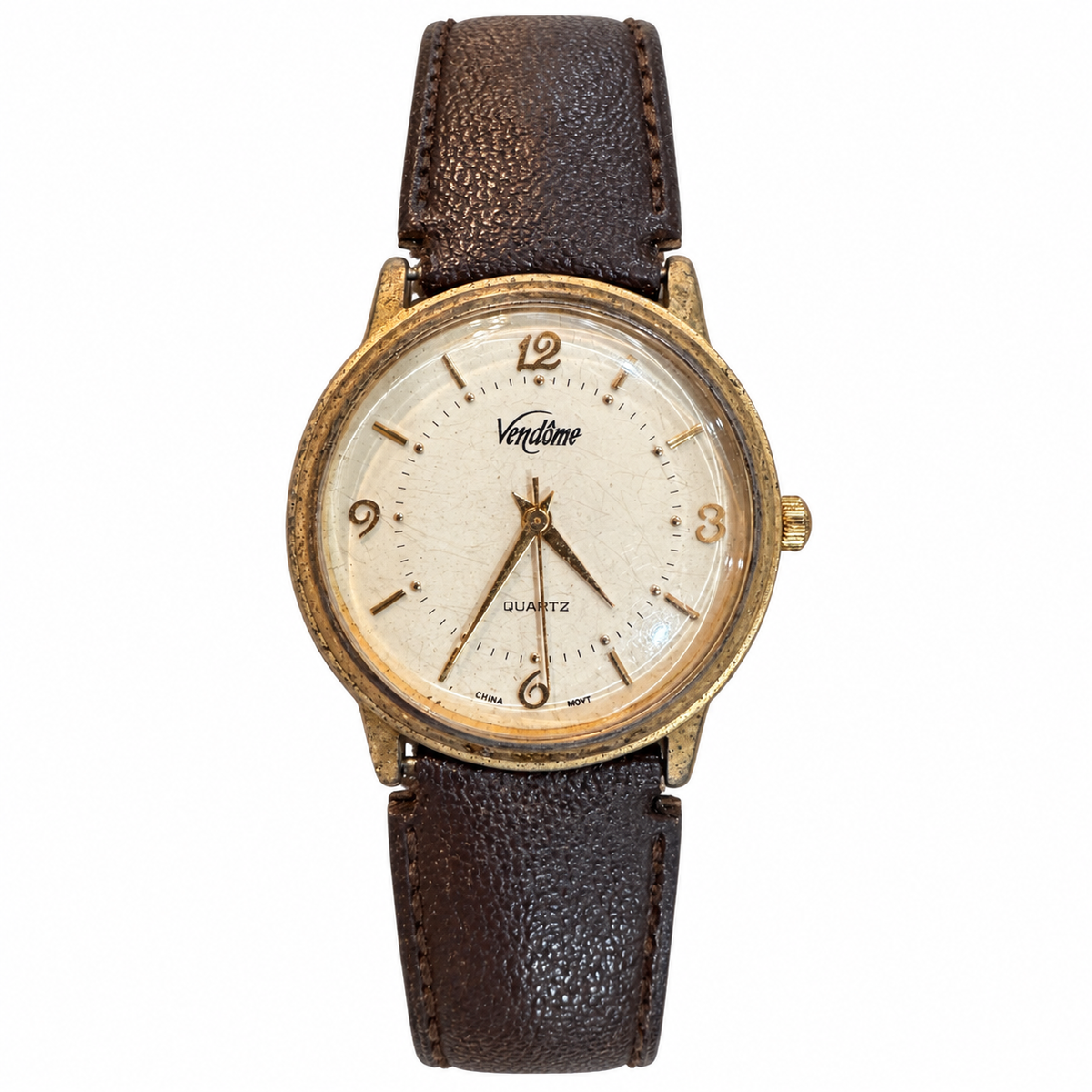 Vintage Vendome Classic Gold-Tone Quartz Watch