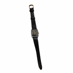 Vintage Q&Q Black Dial Rectangular Quartz Watch - Requires a Battery