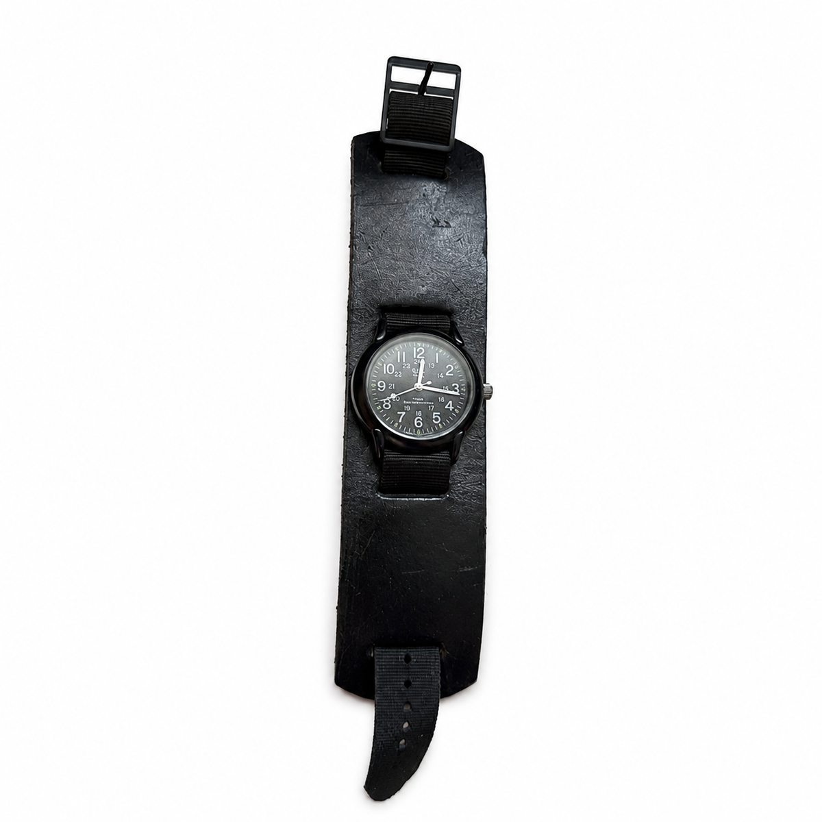 Vintage U.S. Time Military-Style Quartz Cuff Watch - Requires a Battery